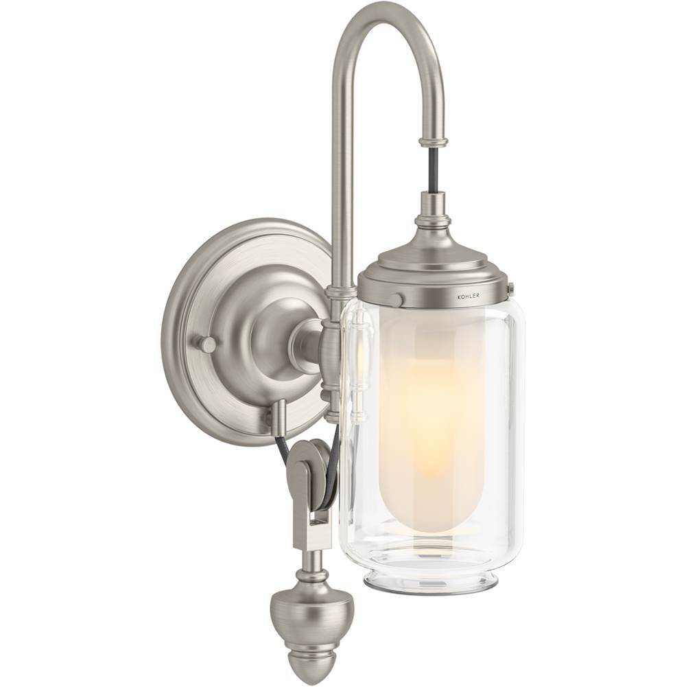 Kohler - Artifacts One-light adjustable sconce - Brushed Nickel