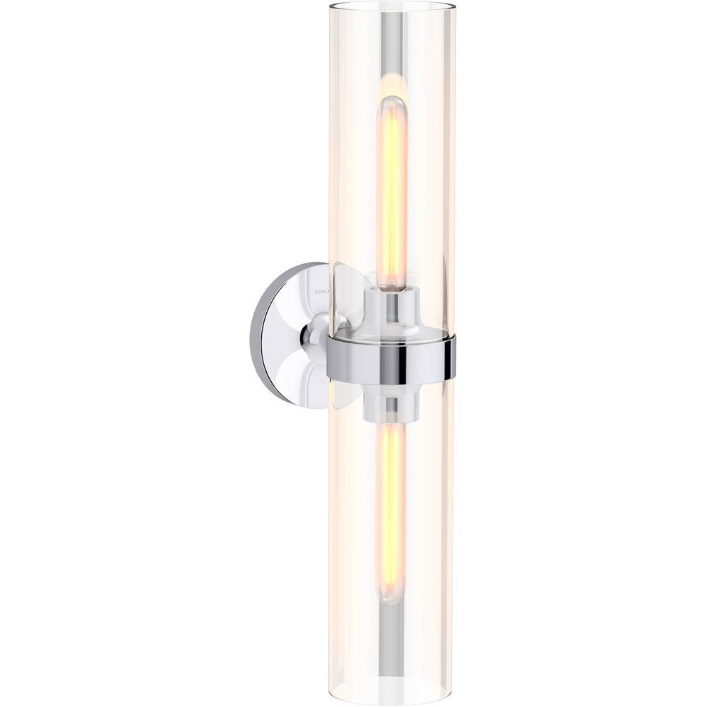 Kohler - Purist Two-light sconce - Polished Chrome