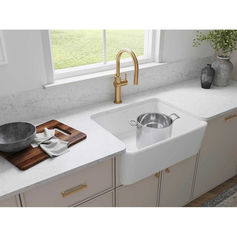 Ironridge 28 in. Undermount Single-Bowl Farmhouse Kitchen Sink