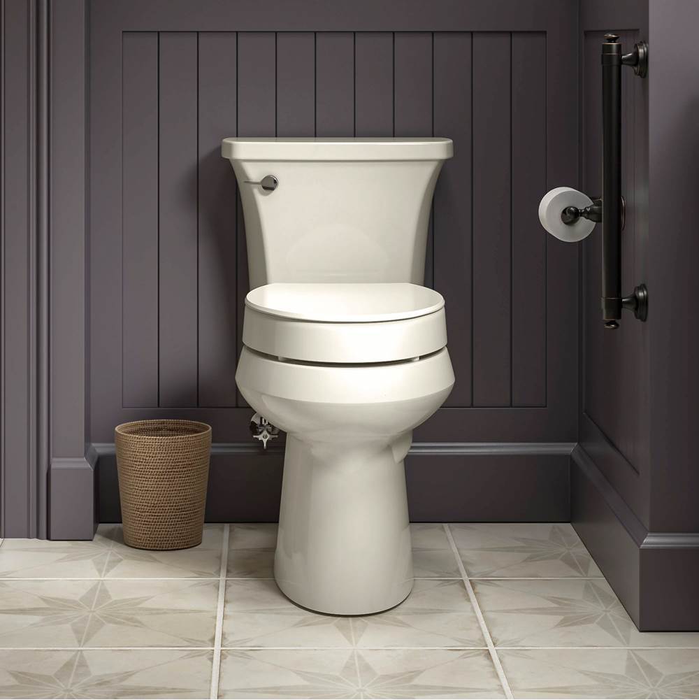 Hyten Elevated Quiet-CloseE elongated toilet seat