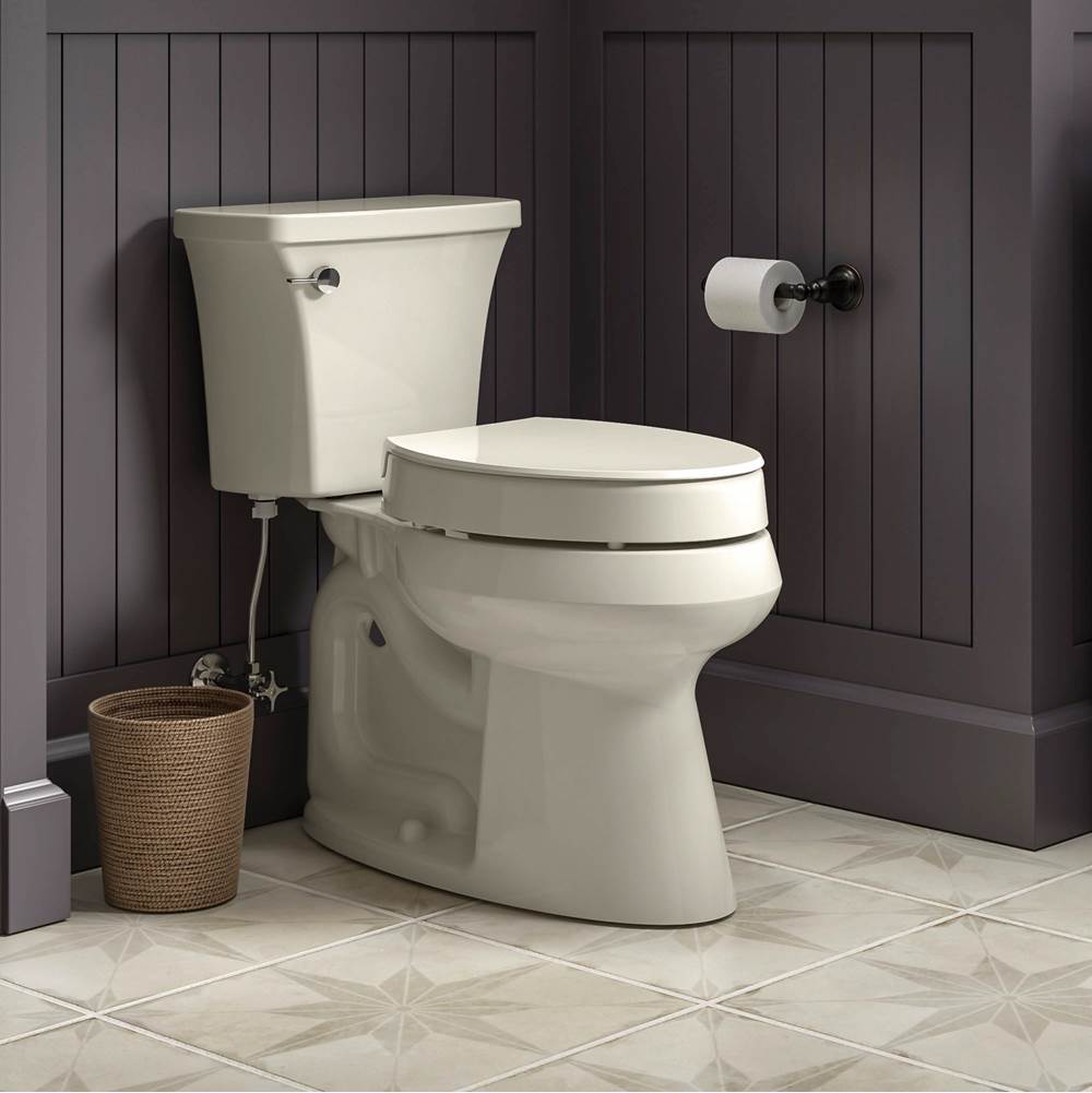 Hyten Elevated Quiet-CloseE elongated toilet seat