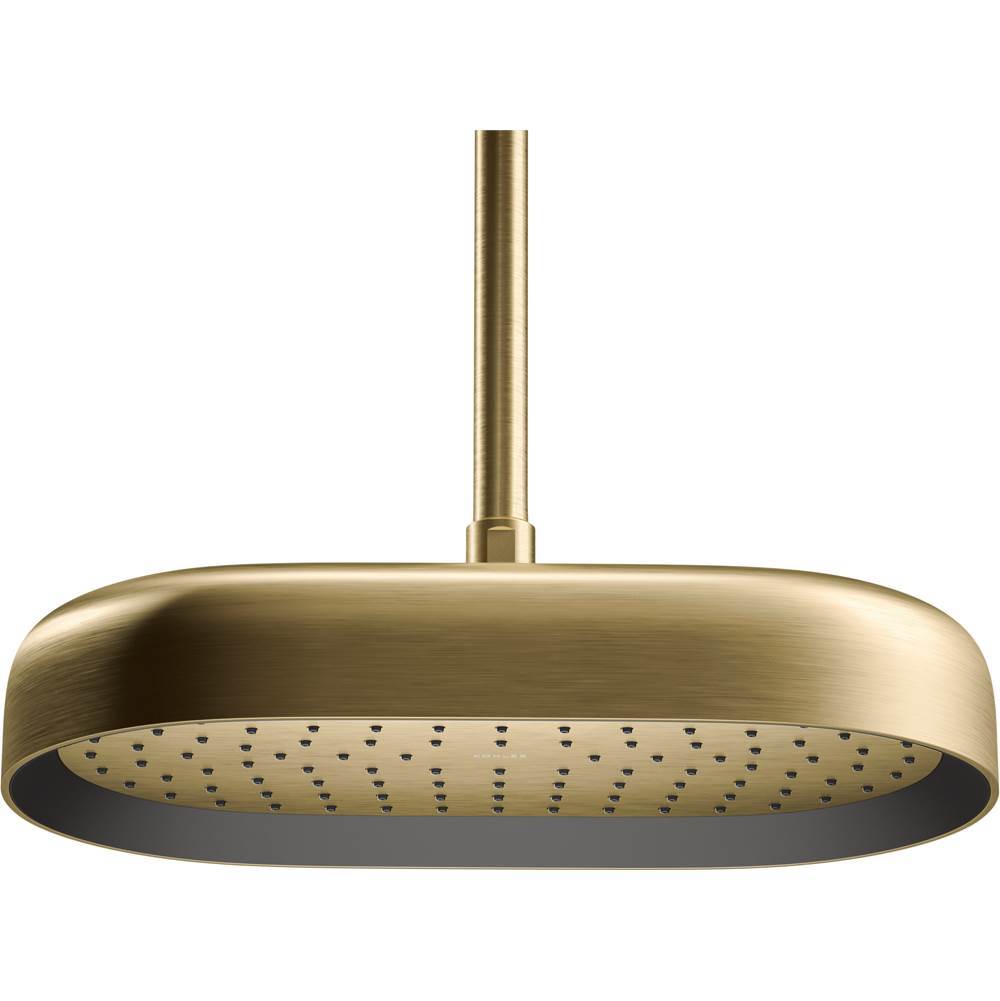 Statement Oblong 14'' single-function rainhead, 2.5 gpm