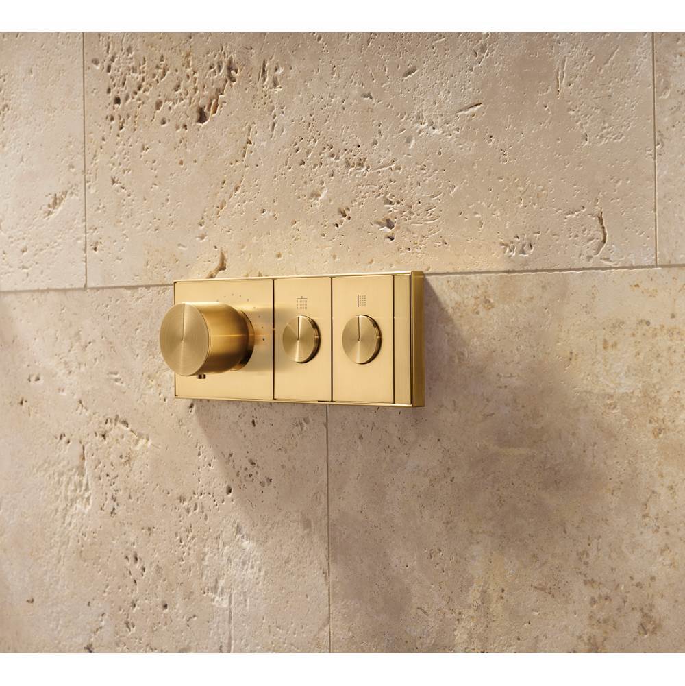 Anthem Two-outlet recessed mechanical thermostatic valve control