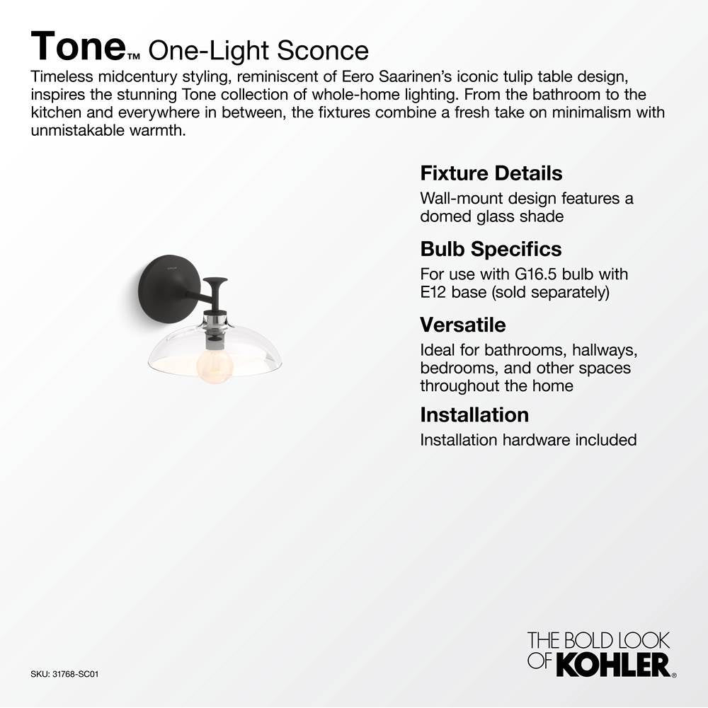 ToneE One-light sconce