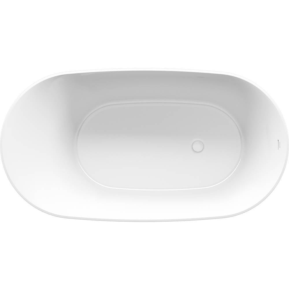 Brazn 66'' x 35'' freestanding bath