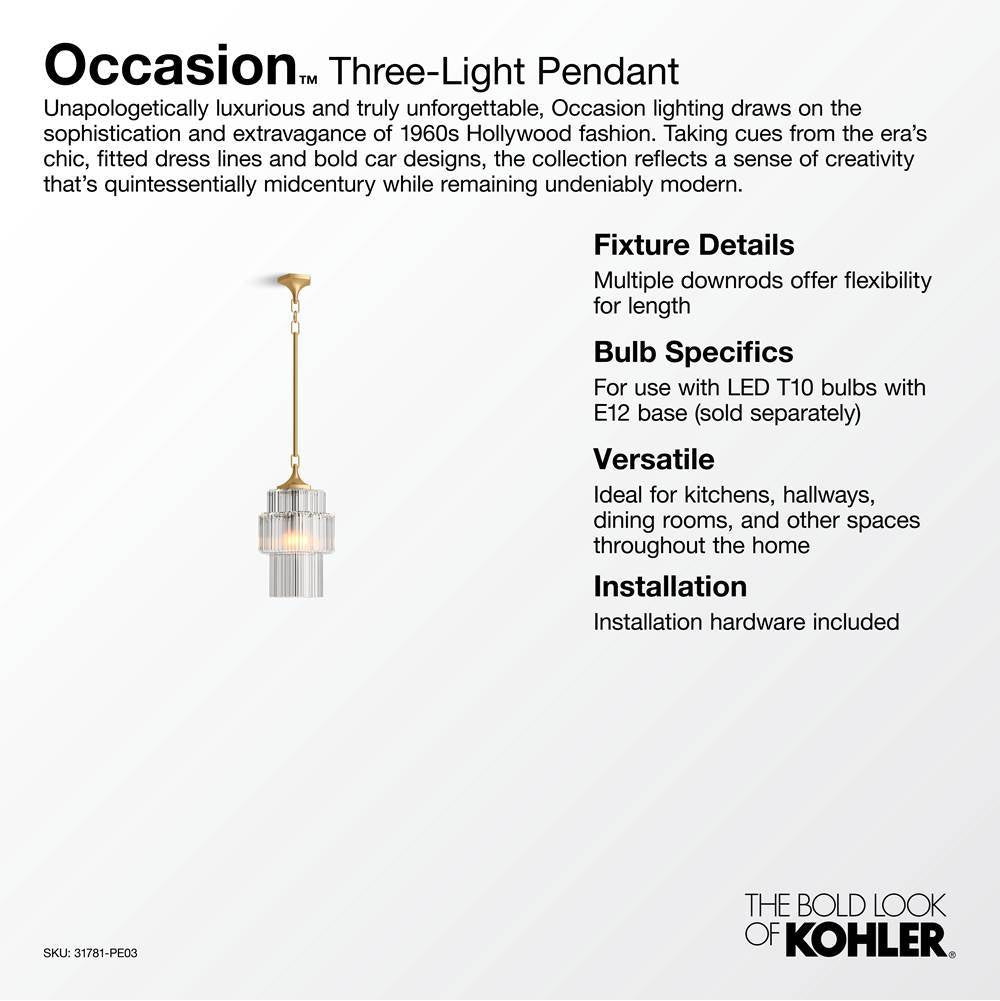 Occasion 12'' pendant