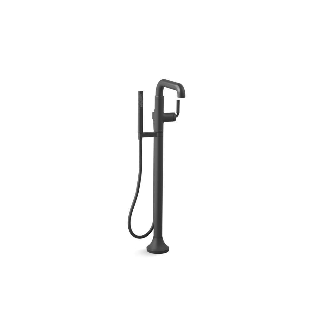 Kohler - ToneE Floor-mount bath filler trim with handshower - Matte Black