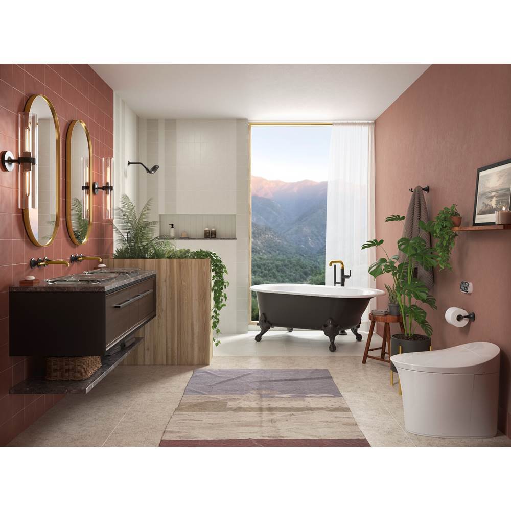 ToneE Pivoting toilet paper holder