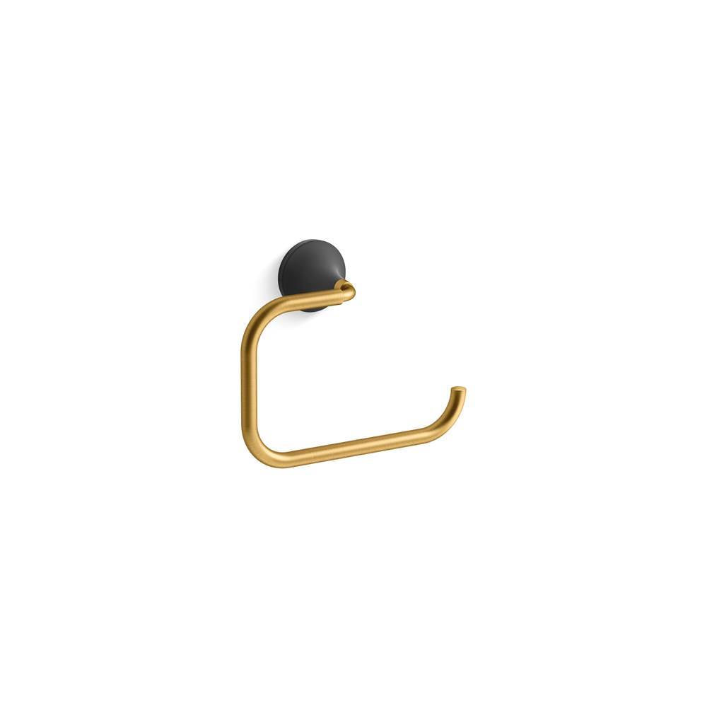 Kohler - ToneE Towel ring - Matte Black with Brushed Moderne Brass