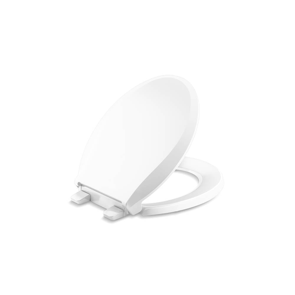 Kohler - Cachet ReadyLatch Quiet-CloseE round-front toilet seat - White