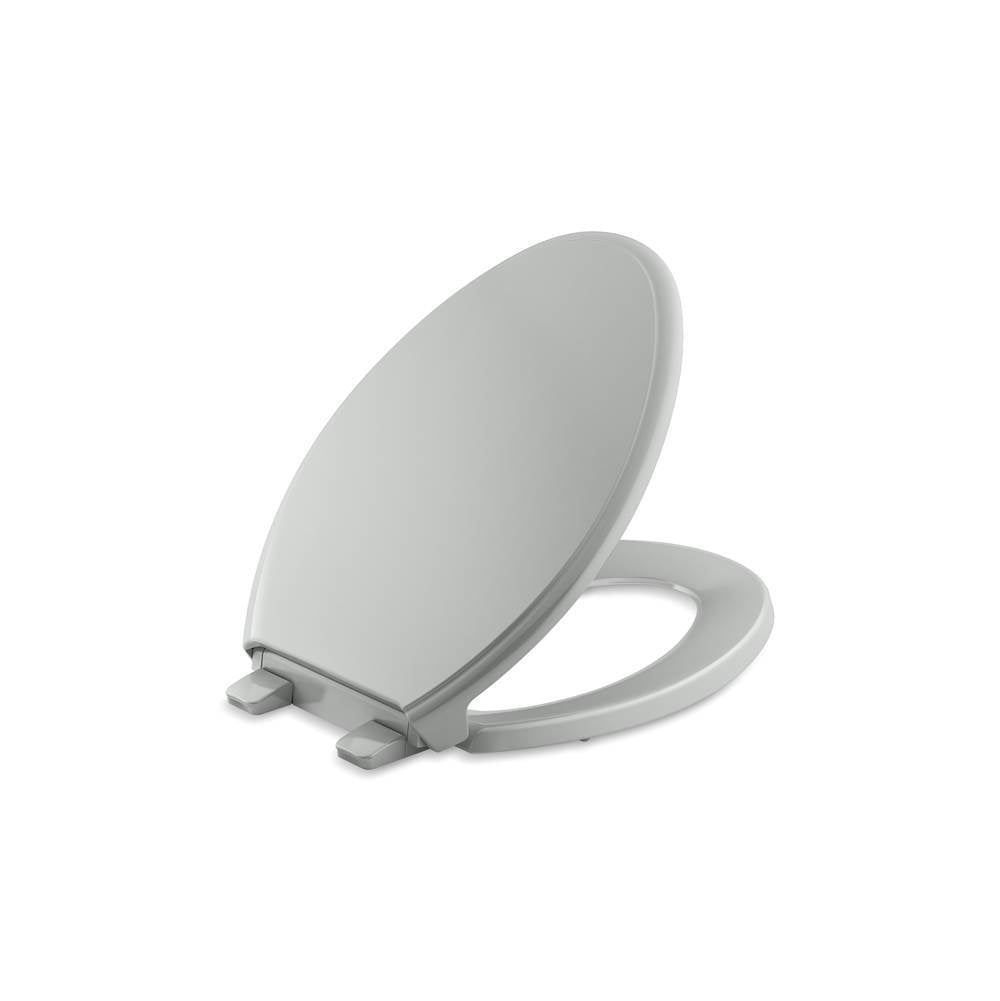 Kohler - GlenburyE ReadyLatch Quiet-CloseE elongated toilet seat - Ice Grey