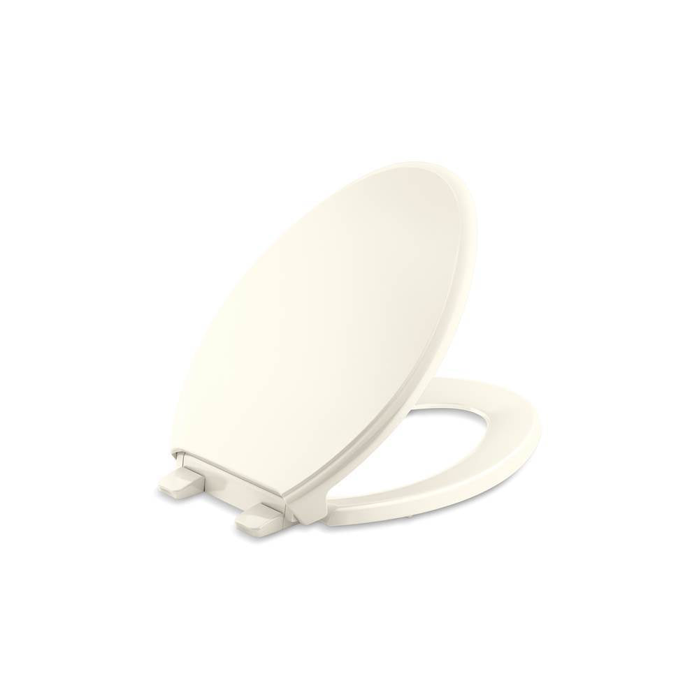 Kohler - GlenburyE ReadyLatch Quiet-CloseE elongated toilet seat - Biscuit