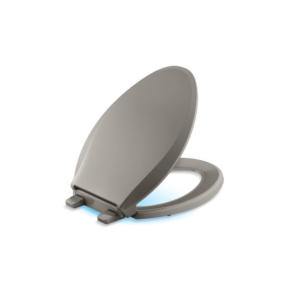 Kohler - Cachet Nightlight ReadyLatch Quiet-CloseE elongated toilet seat - Cashmere