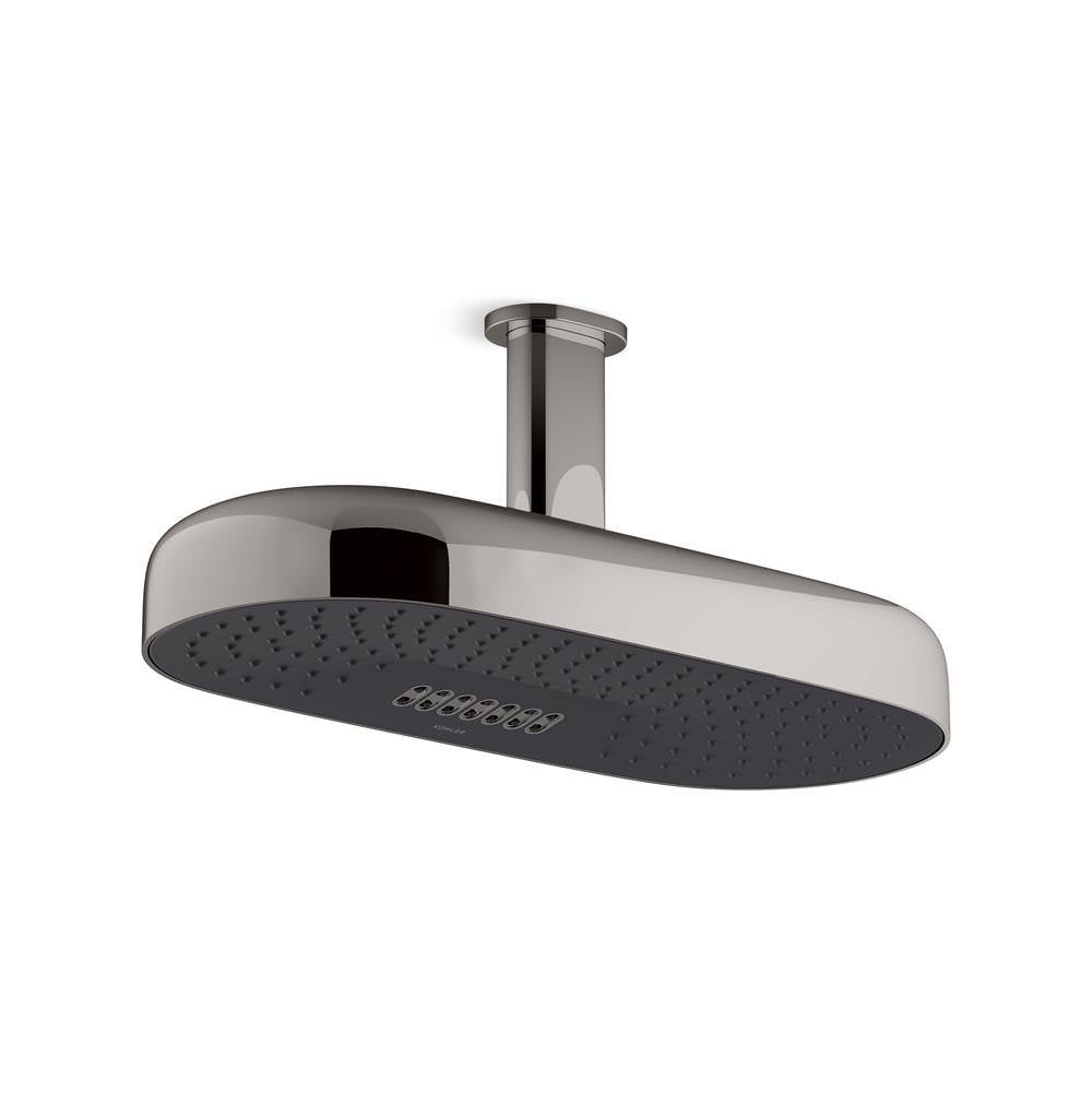 Statement Oblong 18'' two-function rainhead, 2.5 gpm