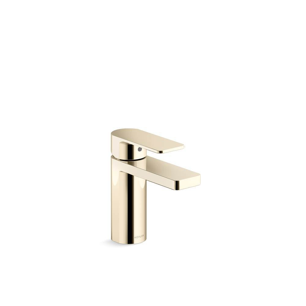 Kohler - Parallel Single-handle bathroom sink faucet, 0.5 gpm - Vibrant French Gold