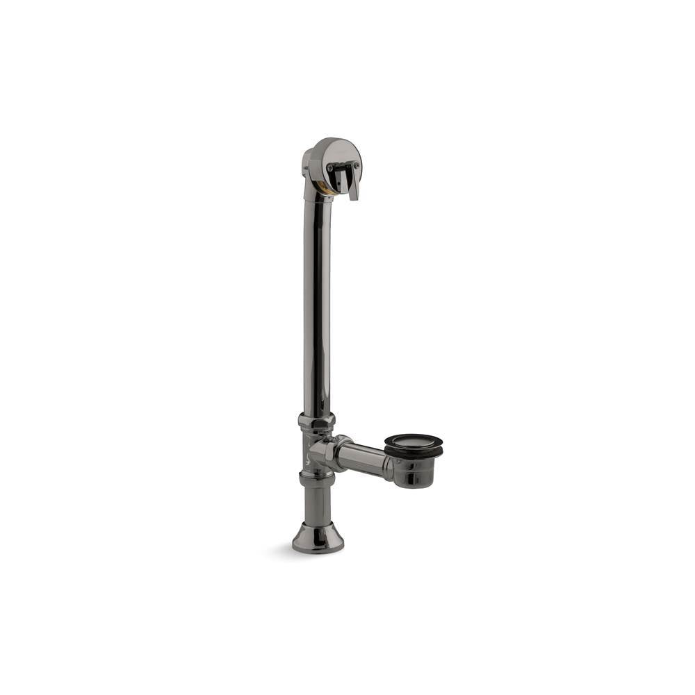 Kohler - Iron Works Decorative 1-1/2'' adjustable pop-up bath drain for 5' whirlpool with tailpiece - Vibrant Titanium