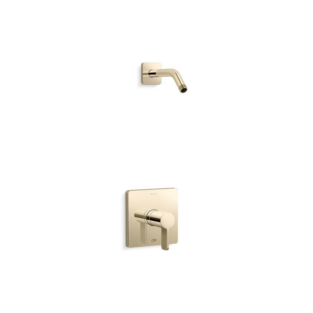 Kohler - Parallel Rite-Temp shower trim kit, without showerhead - Vibrant French Gold