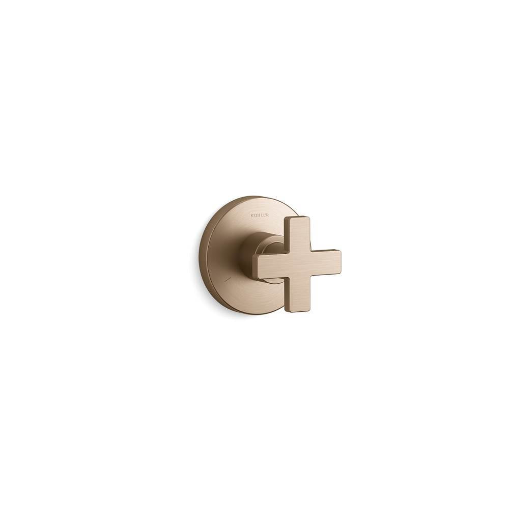 Kohler - Composed MasterShower transfer valve trim with cross handle - Vibrant Brushed Bronze
