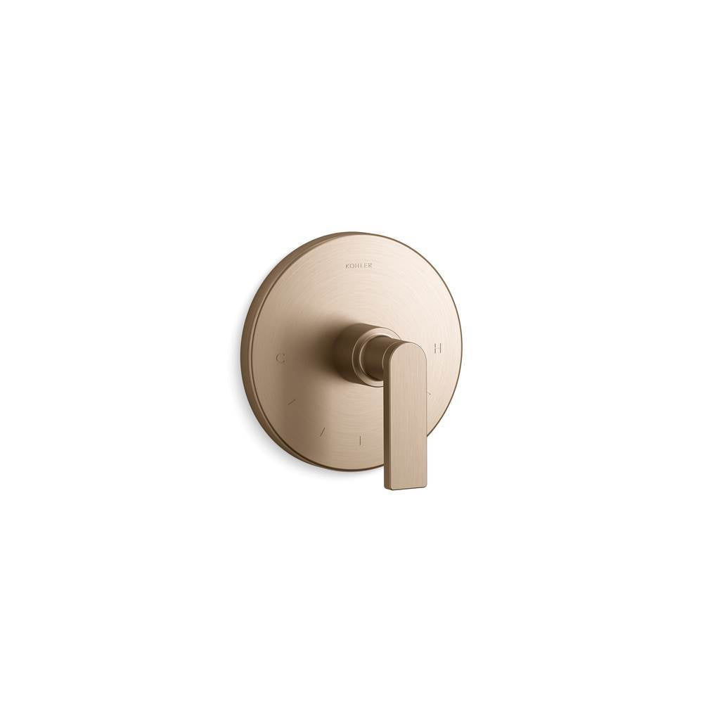 Kohler - Composed MasterShower temperature control valve trim with lever handle - Vibrant Brushed Bronze