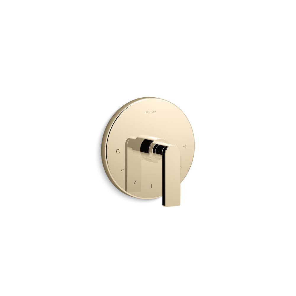 Kohler - Composed MasterShower temperature control valve trim with lever handle - Vibrant French Gold