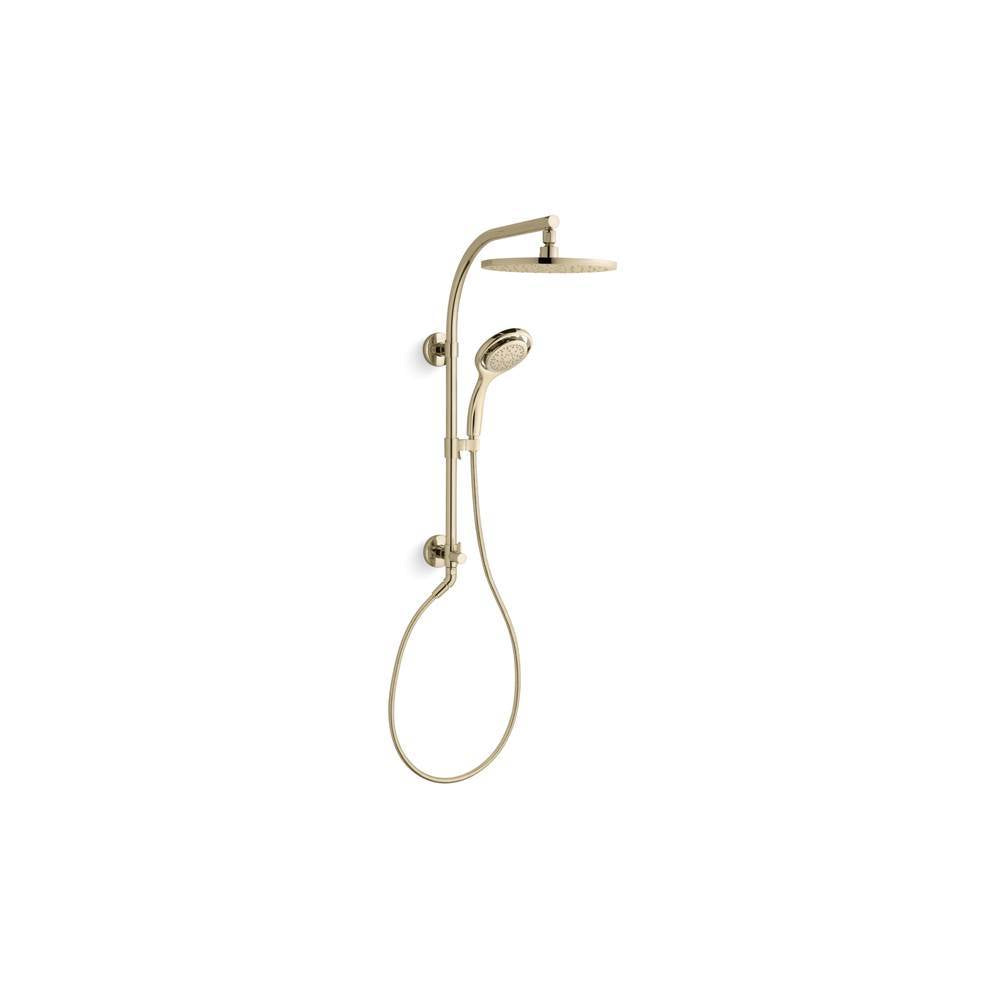 Kohler - HydroRail-R Arch shower column - Vibrant French Gold