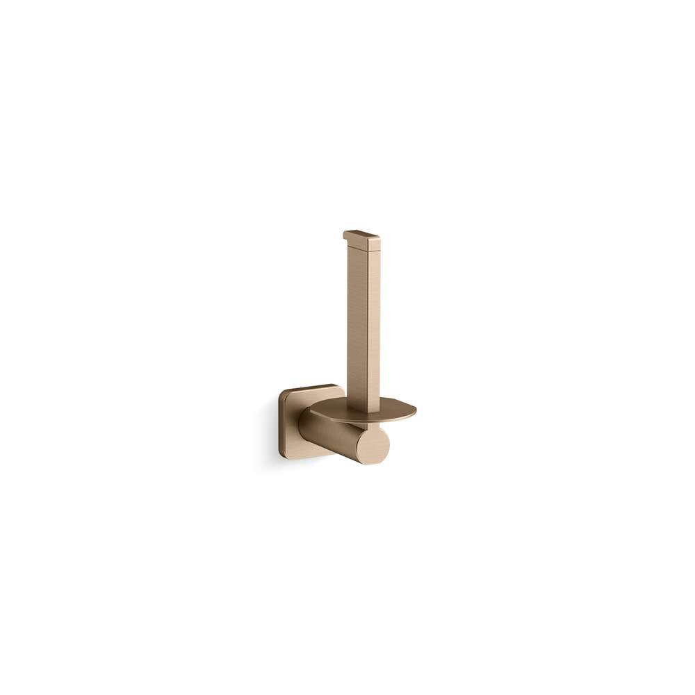 Kohler - Parallel Vertical toilet paper holder - Vibrant Brushed Bronze