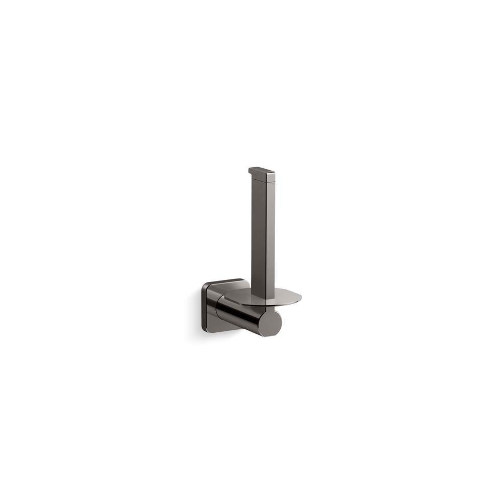 Kohler - Parallel Vertical toilet paper holder - Vibrant Titanium