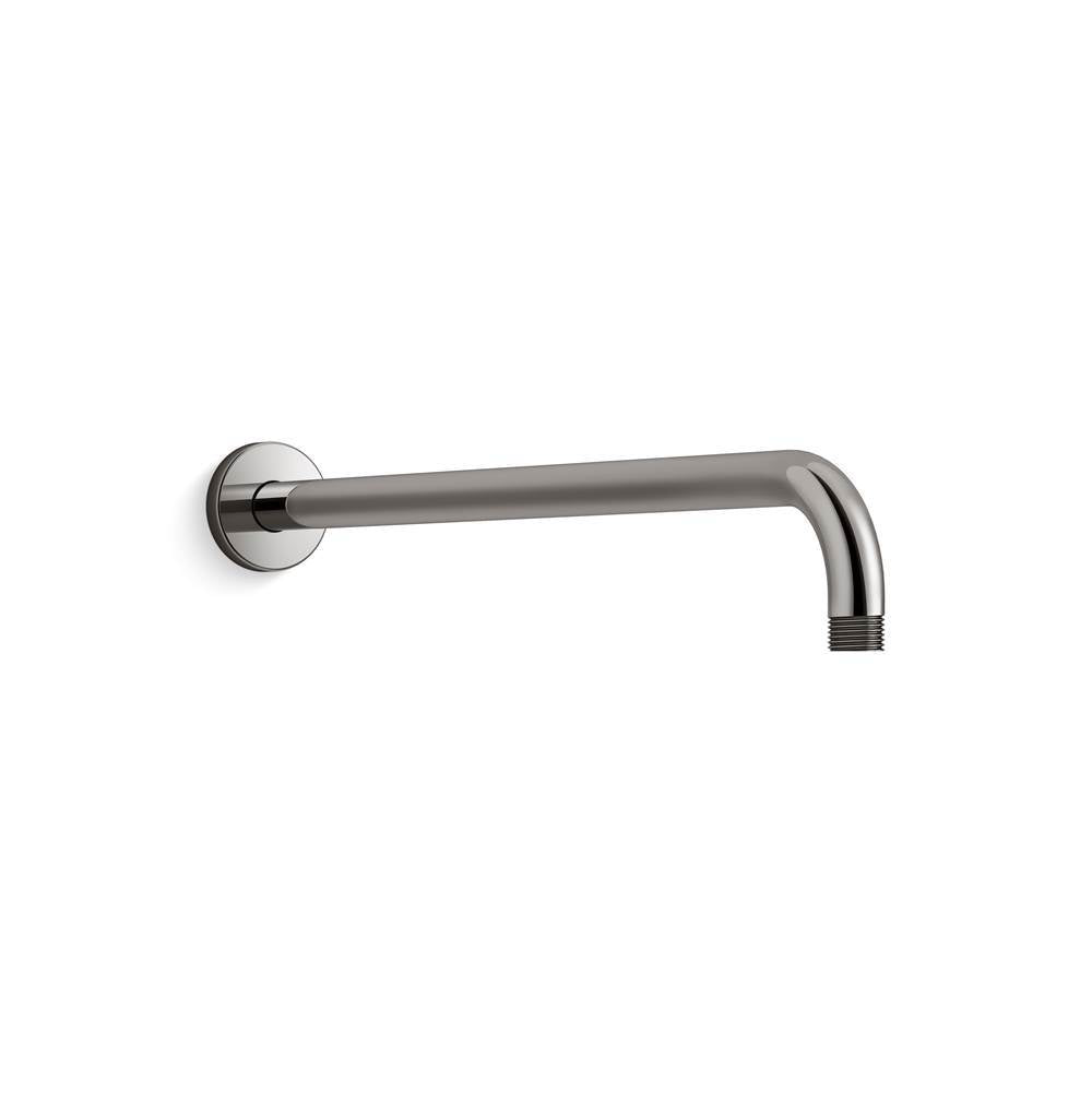 Statement 19'' wall-mount single-function rainhead arm and flange