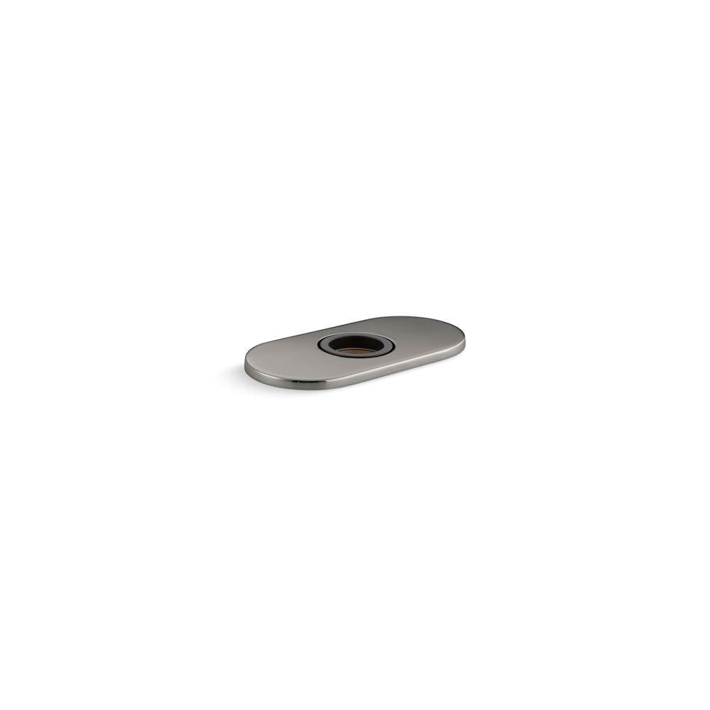 Kohler - 4'' escutcheon plate for InsightE and Kinesis faucet - Vibrant Titanium