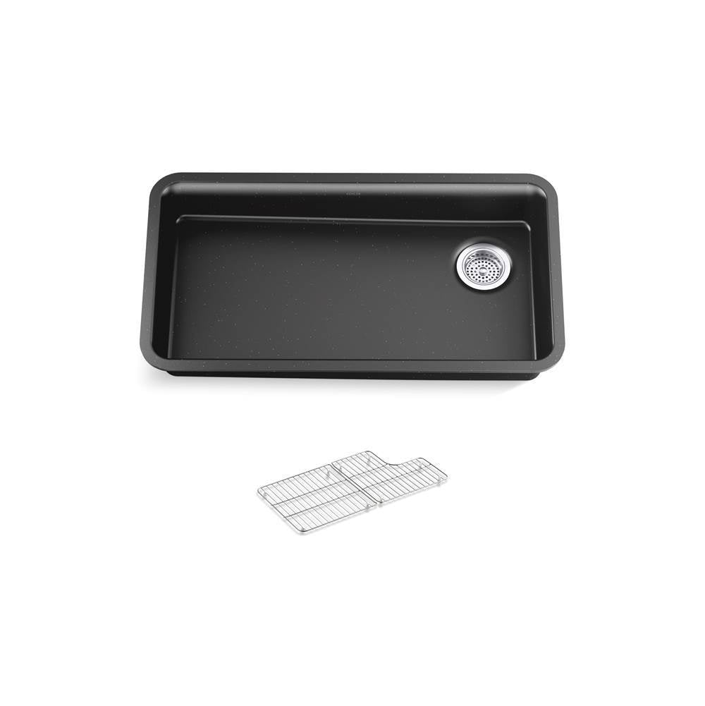 Kohler - Cairn 33'' undermount single-bowl kitchen sink - Matte Graphite