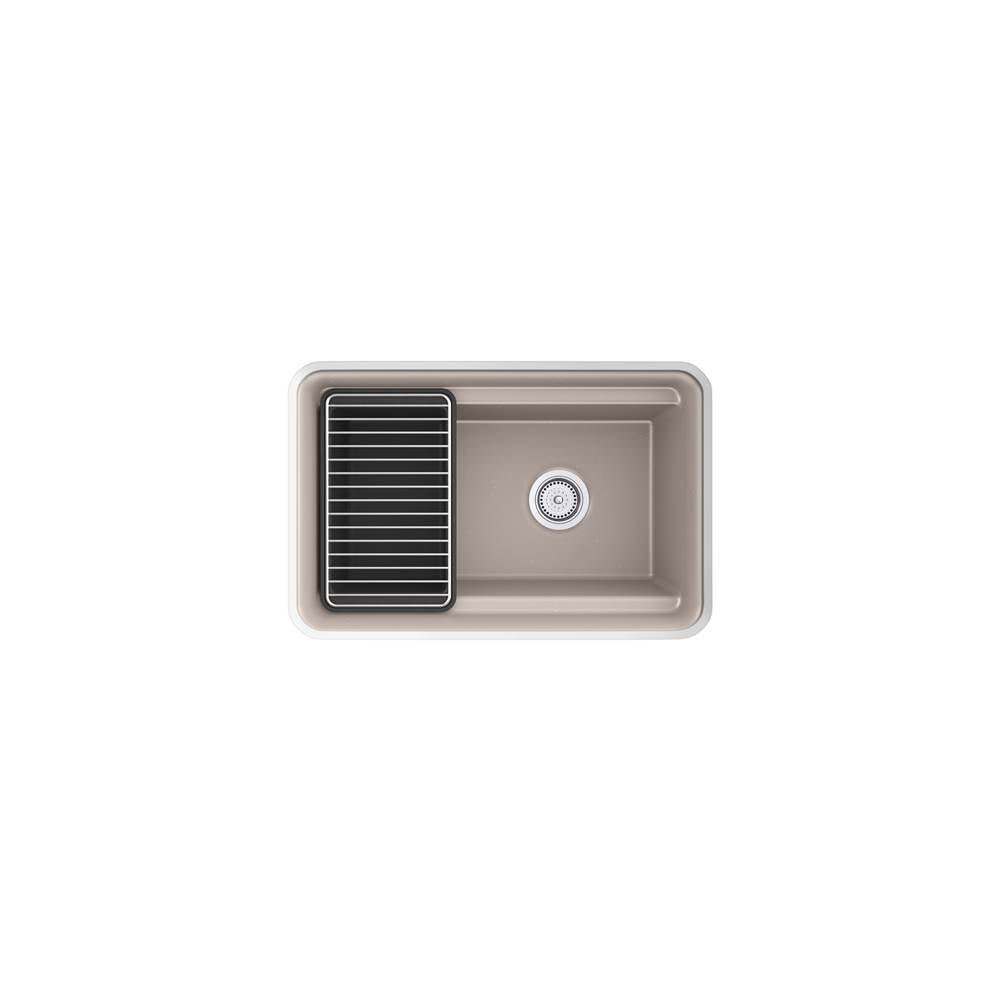 Cairn 27-1/2'' undermount single-bowl utility sink