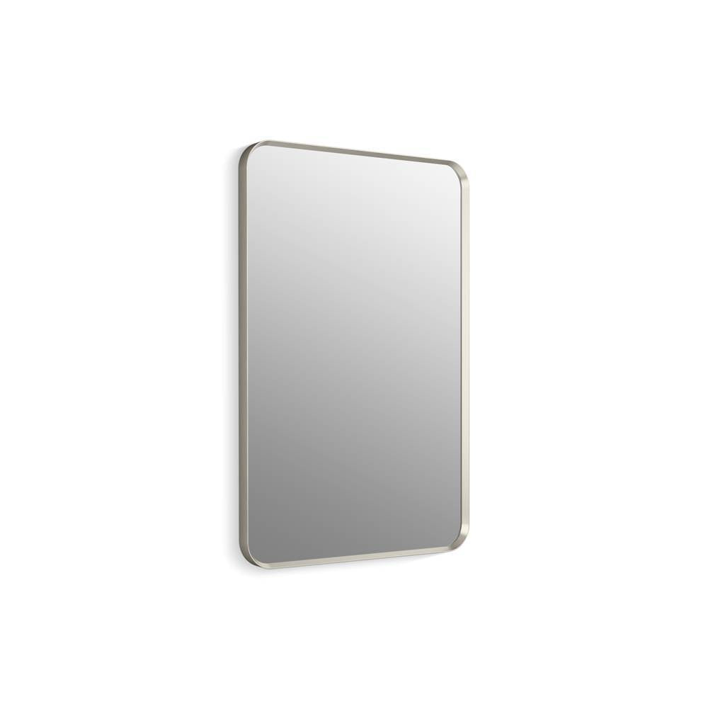 Kohler - Essential 24'' x 36'' rectangular framed mirror - Brushed Nickel