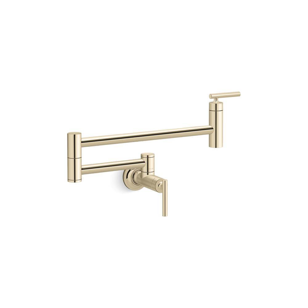 Kohler - Wall-mount pot filler - Vibrant French Gold