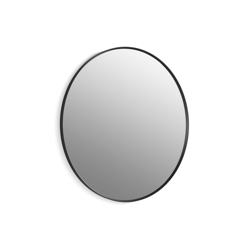 Kohler - Essential 42'' round framed mirror - Matte Black