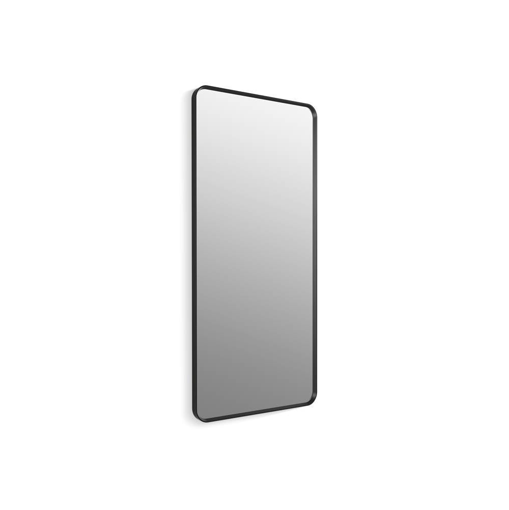 Kohler - Essential 28'' x 60'' rectangular framed mirror - Matte Black
