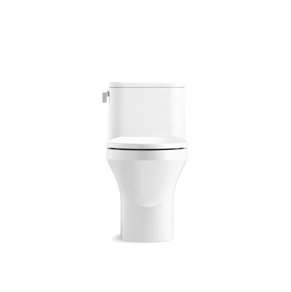 Spacity One-Piece Compact Elongated Toilet With Skirted Trapway 1.28 Gpf