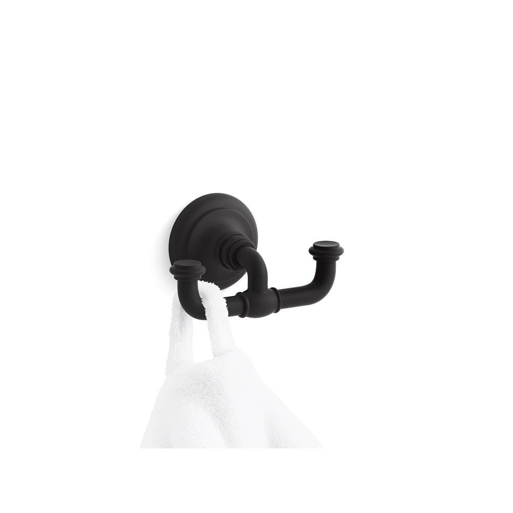 Kohler - Artifacts Double robe hook - Matte Black