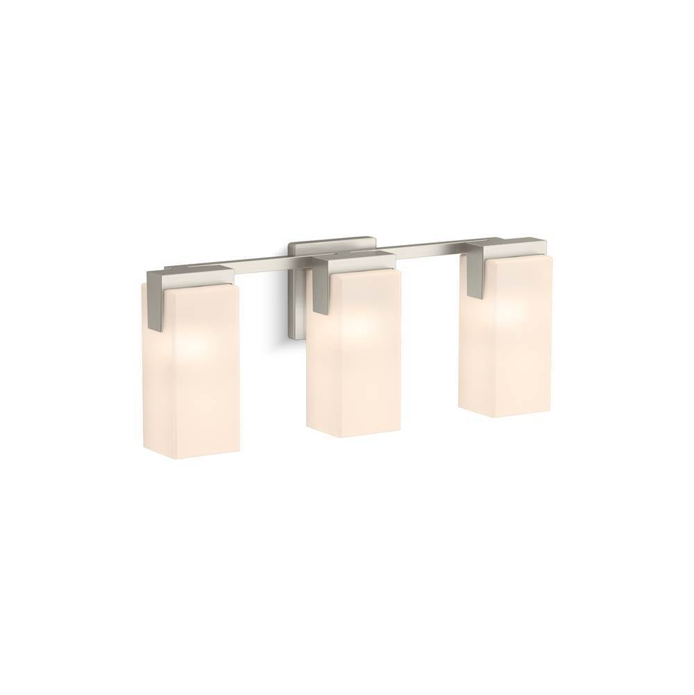 Kohler - HonestyE Three-light sconce - Brushed Nickel