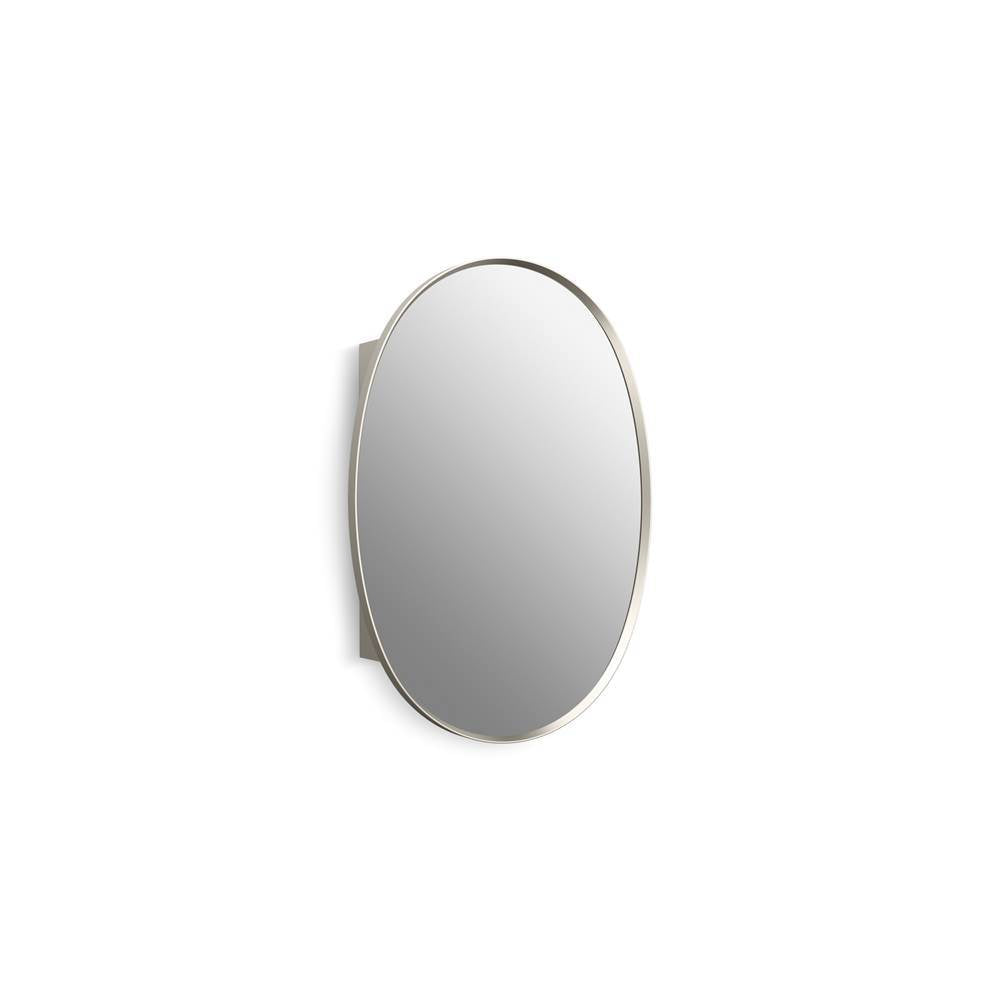 Kohler - Verdera 24'' x 34'' oval framed medicine cabinet - Brushed Nickel