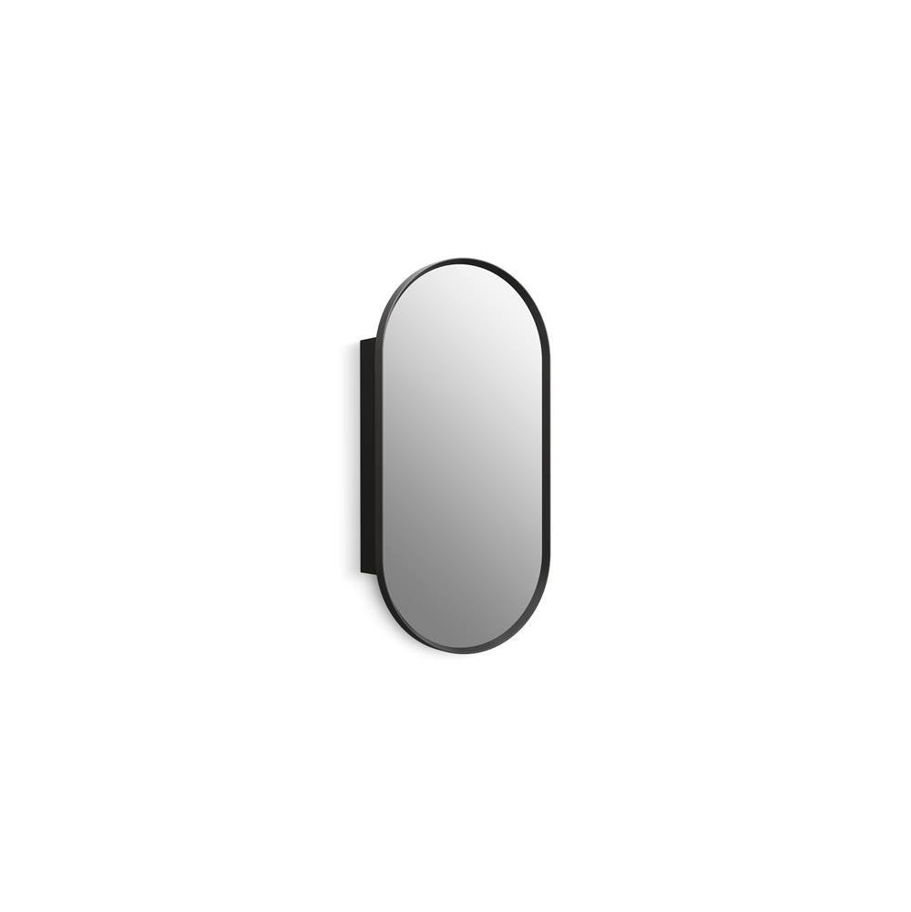 Kohler - Verdera 15'' x 30'' capsule framed medicine cabinet - Matte Black