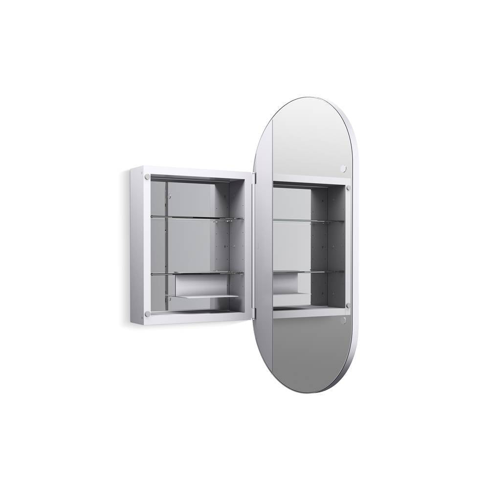 Verdera 20'' x 40'' capsule framed medicine cabinet
