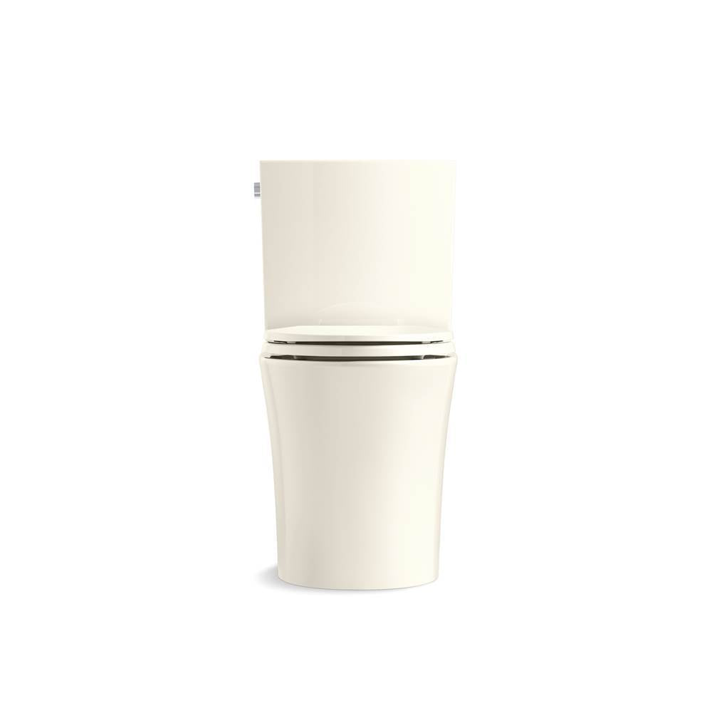 Veil Two-piece elongated toilet with skirted trapway, 1.28 gpf