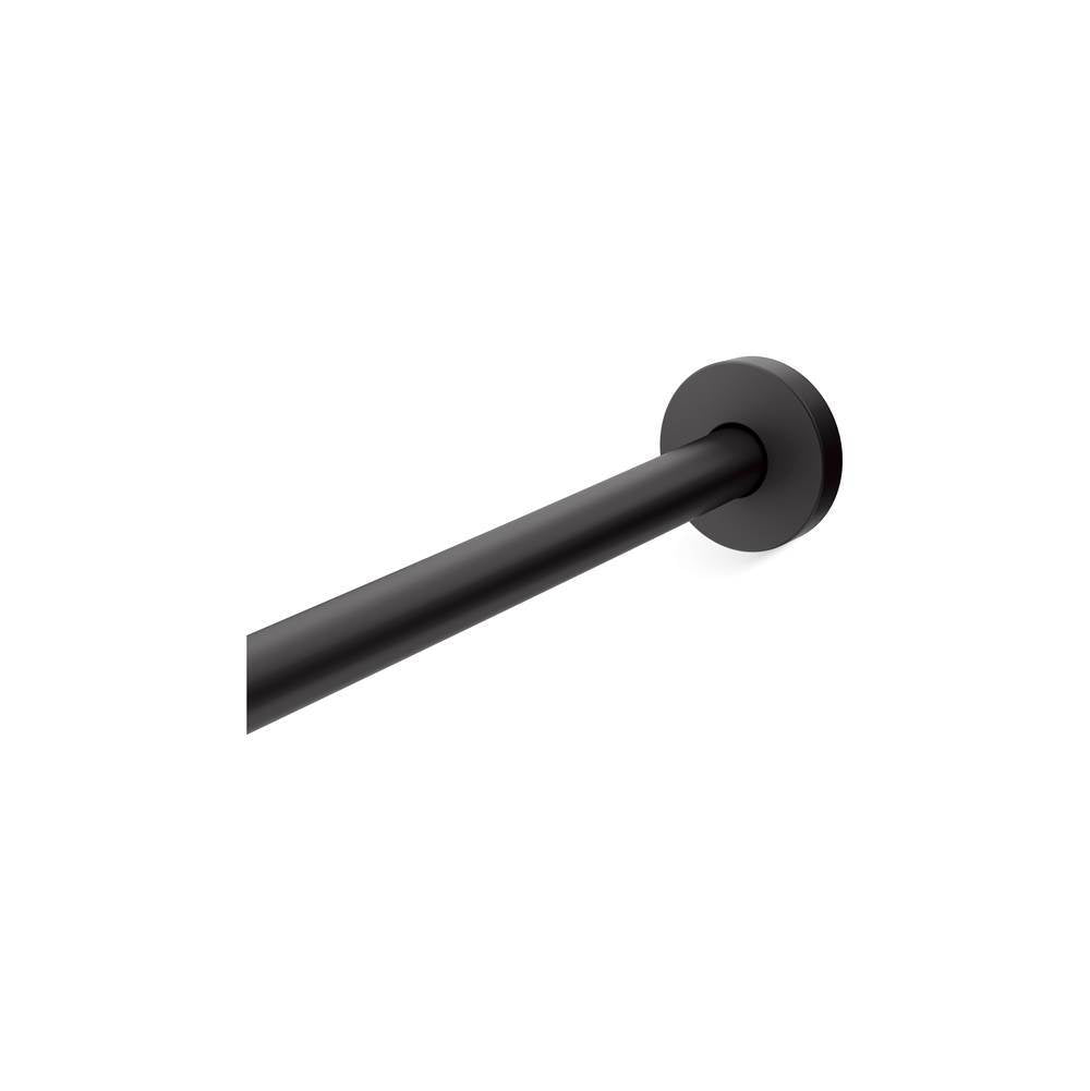Kohler - Expanse Curved shower rod - traditional design - Matte Black