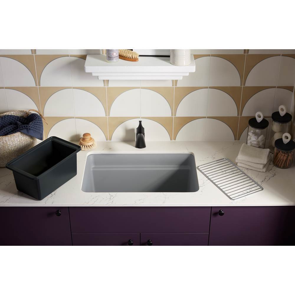 Cairn 27-1/2'' undermount single-bowl utility sink