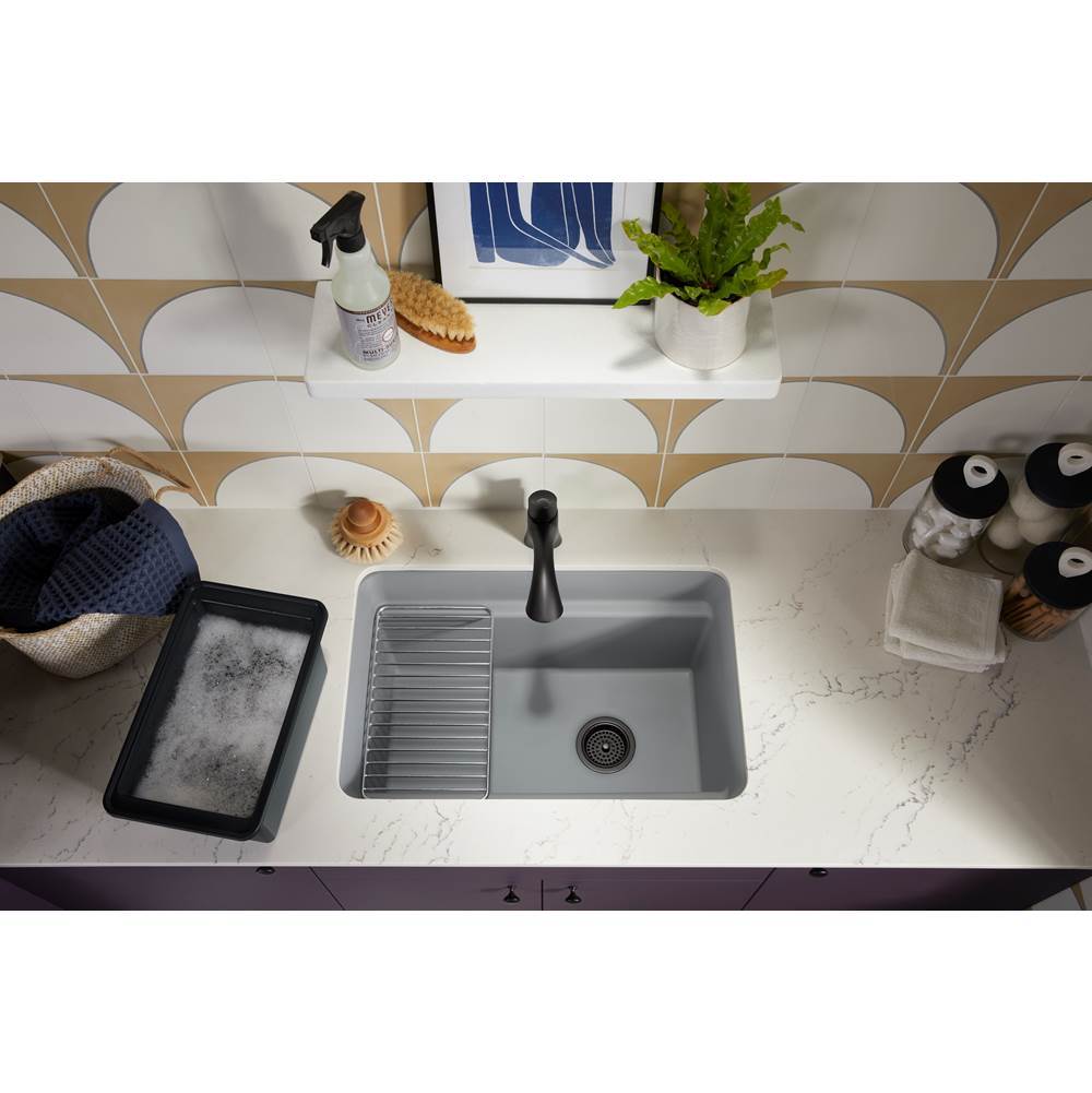 Cairn 27-1/2'' undermount single-bowl utility sink