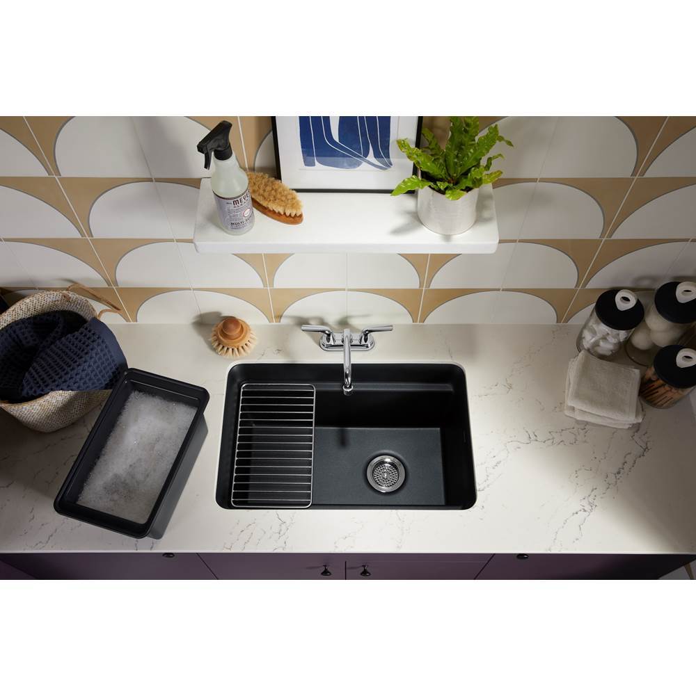 Cairn 27-1/2'' undermount single-bowl utility sink