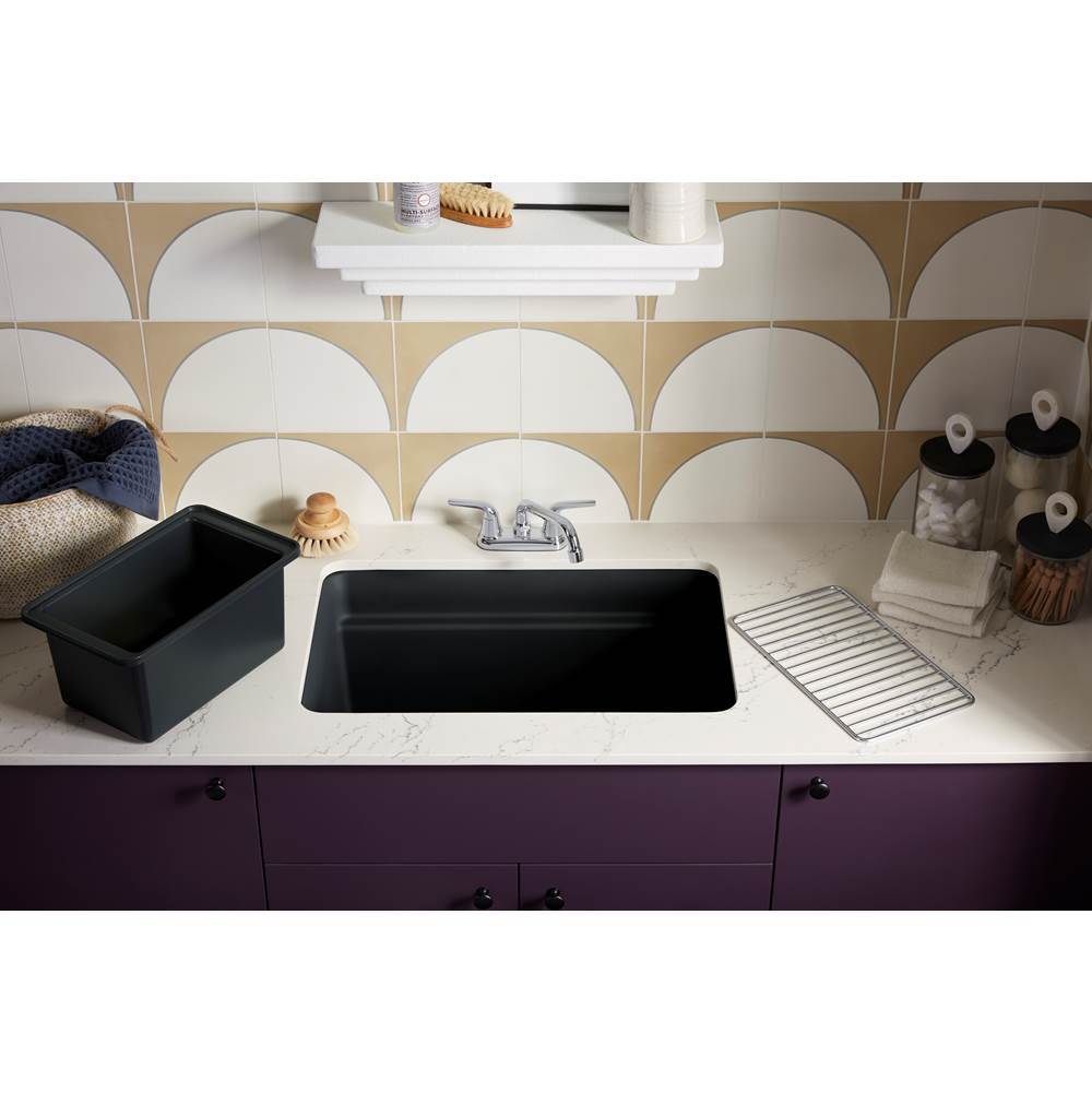 Cairn 27-1/2'' undermount single-bowl utility sink
