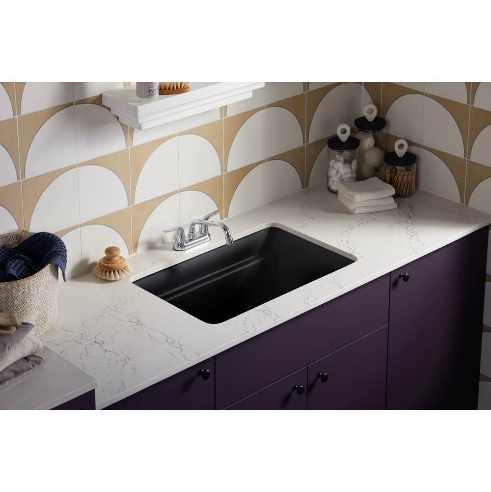 Cairn 27-1/2'' undermount single-bowl utility sink