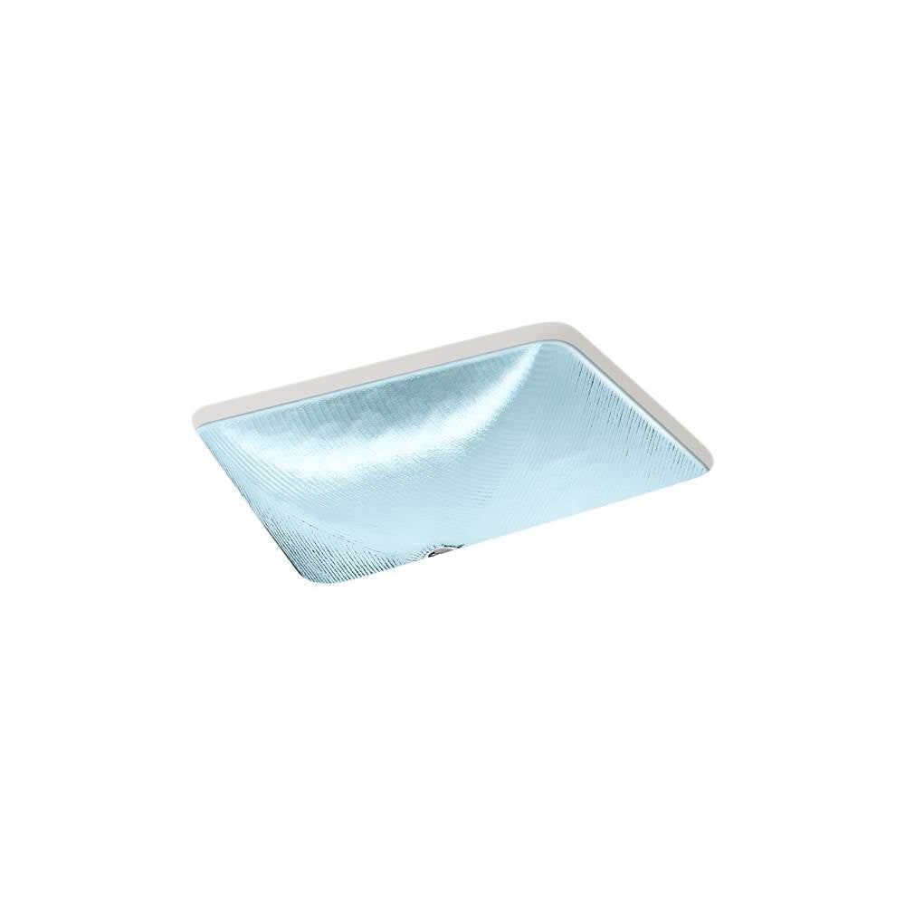 Yepsen 20'' rectangular undermount bathroom sink, no overflow