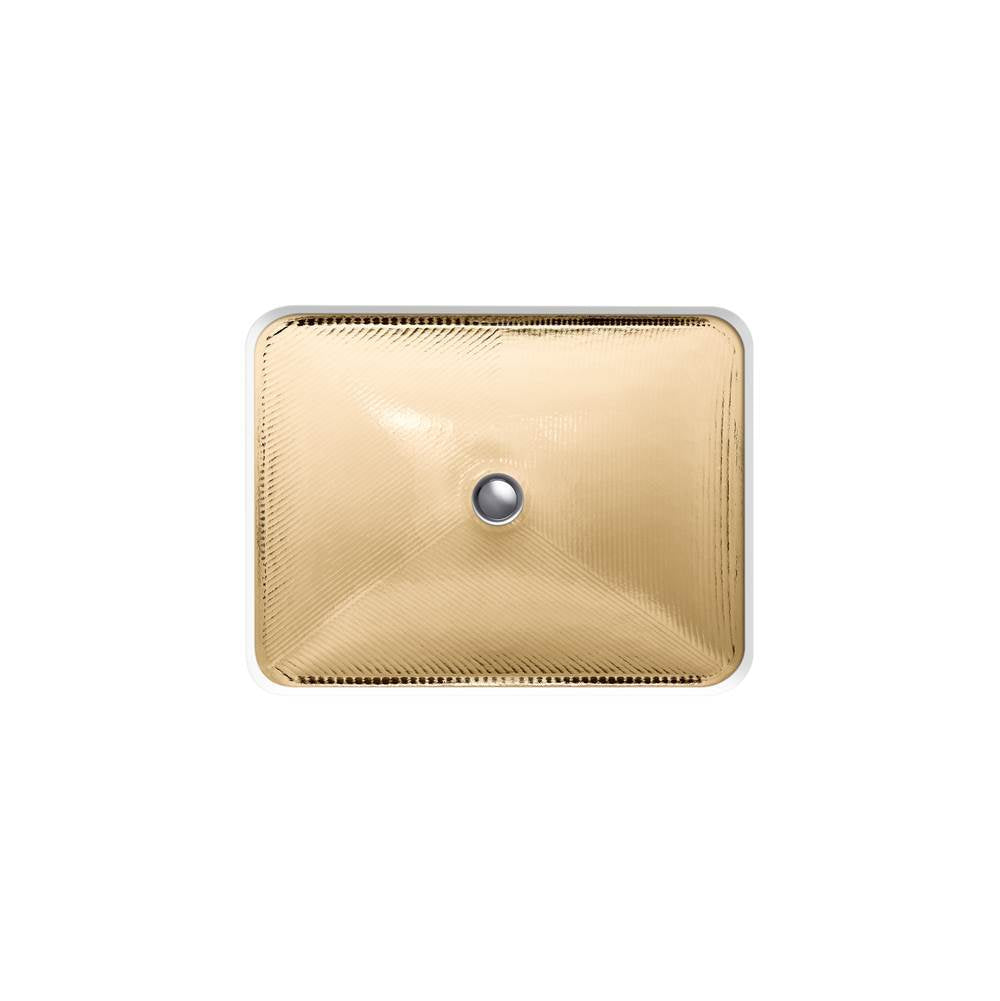 Yepsen 20'' rectangular undermount bathroom sink, no overflow